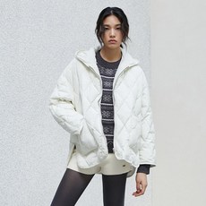 랩 여성용 웰론 후디 루즈핏 경량패딩 AR4PDA65