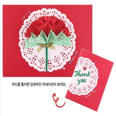 카네이션 입체 감사 카드 만들기