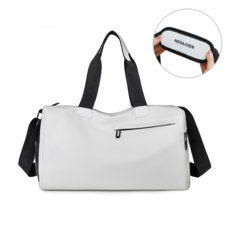 네가좋은 깨끗한 신발분리 운동 헬스 가방 더플백 보스턴 백, 대형 화이트, 1개