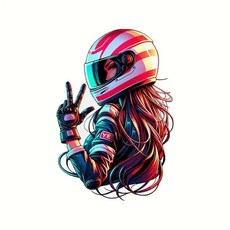 어두운 오토바이 스티커 자동차 장식 비닐 데칼, F. style-6, 2. 15CM