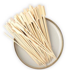 노코필수품 대나무 손잡이 꼬지 핑거푸드나무꼬치 과일꽂이, 특대