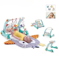 2 in 1 액티비티 피아노 아기 체육관, 녹색, 1개