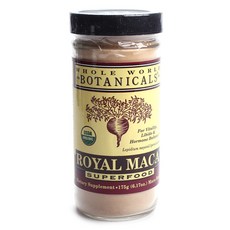 WHOLE WORLD BOTANICALS 無麩質素食皇家瑪卡粉, 1個, 175克