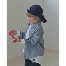 로아앤제인 키디 체크 셔츠RJ25SST01NAT 185170