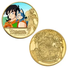 드래곤 볼 금도금 금화 손오공 베지터 기념 동전 클래식 애니메이션 주변기기 컬렉션 장난감 기념품, [04] B5