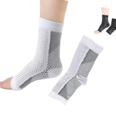 발목보호대 압박양말 뒤꿈치 스포츠 등산 축구 양말, 1개