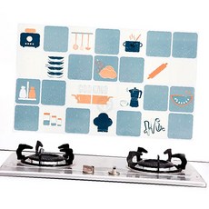 오염방지 기름튐 싱크대 벽 주방시트지, 1개