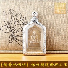 龍普托自身佛牌 招財轉運 擋災避險 保平安 避車關 心想事成, 綠銅版(鋼殼), 1個