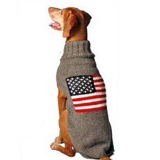 Chilly Dog 미국 국기 강아지 스웨터 3XXL, Chilly Dog 미국 국기 강아지 스웨터, 3XXL
