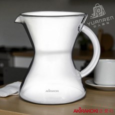 AKIRAKOKI 正晃行 迷你玻璃壺 V型壺嘴 加粗把手, 1個, 正晃行 DPG-MINI-P【開口】1入