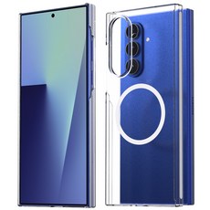 어반스티치 갤럭시 Z폴드7 맥세이프 투명 케이스 힌지보호 마그네틱 일체형 풀커버 자석 하드 커버