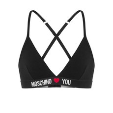 모스키노 로고 밴드 브라