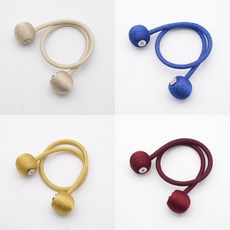 커튼 자석 끈 커텐악세사리 묶음 자석 고리, 골드00016GA, 1개