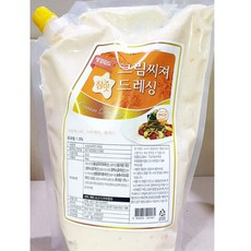 시저샐러드용 시저소스 파우치 2kg 시저드레싱, 1개