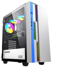 GAMEMAX Brufen C3 白藍(A368) 機殼，優異散熱，簡約時尚, 1個