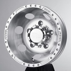 포터2후륜 알루미늄 휠 13인치 루피노 하드머드락(8126) 실버폴리쉬 포터후륜휠 KC인증 제품 빵빵이 휠, 1개, 포터2 후륜휠 하드머드락(8126)S4 +M14너트5p