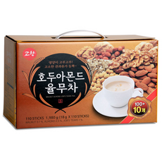 110스틱 고향 무배 호두아몬드율무차 아몬드잣호두lov8+3STB, 18g, 1, 110개입