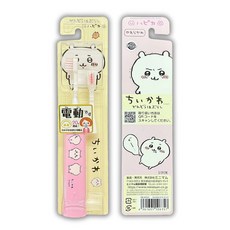 Hapika 電動牙刷 吉伊卡哇 角落生物 兒童電動牙刷 日本原裝 境內版 BRTS-7BSG 替換刷頭, 1個, 吉伊卡哇小可愛-粉