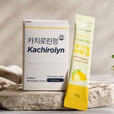 [더뭉클] 정품 카치로린정 케롤린4500mg 레몬즙 1P 증정, 1개, 30정
