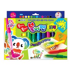 지구화학 불어펜~불어서 그림을 그려요~ 불어펜, 12색