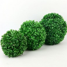 더가몽 인조 원형 잔디볼 조화꽃장식, 대