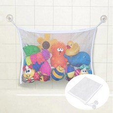 물놀이 장난감 정리 건조 그물 망 욕조 욕실 보관 망사, 메쉬 정리망, 1개