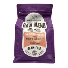Stella & Chewy's RAW BLEND 無穀貓糧 三種魚配方, 1.13kg, 1個, 三種魚