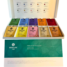 오설록 프리미엄 티 컬렉션 4p x10종 +쇼핑백, 1세트