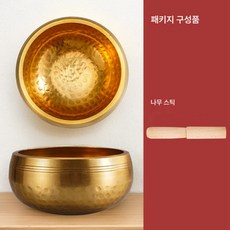 놋그릇 방짜유기 유기 그릇 반상기 절구 대접 빻기, 1개, 볼 지름 20cm, 볼나무막대