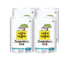 나무야나무야 2겹 점보롤 300m, 4개, 4롤