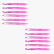 더블에이 마일드 하이라이터 형광펜 한타12개입, 핑크
