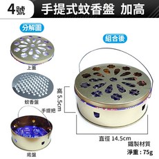 板橋現貨【不鏽鋼 手提式 蚊香盤】蚊香盒.蚊香架.香盤.蚊香座.蚊香架.蚊香支架.檀香盒.煙灰缸【傻瓜批發】ZJ16-4, (ZJ16-4號)手提式蚊香盤加厚加高