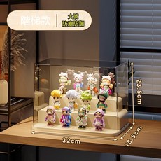 階梯款展示收納盒 防塵防潮, 1個