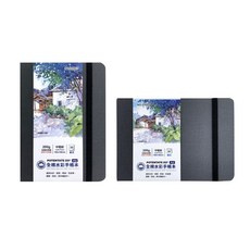 時代中西畫材 遵爵 POTENTATE 全棉水彩手帳本 A5/A6 200g 中粗紋 30頁, 1個