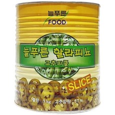 [XBH6853P47]할라피뇨 늘푸른 3K 할라페뇨슬라이스 감자튀김, 1개