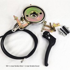 자전거 드럼 브레이크 80/90 자전거 부품 자전거 교체 예비 부품용 샤프트 패드 고정, 02 90 line and handle