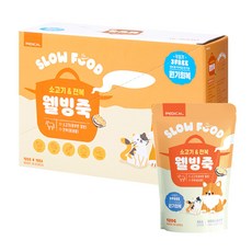 페디칼 웰빙죽 강아지 영양 보양식 연어&당근 120g 12개, 연어/당근