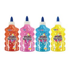 종이나라 머메이드 컬러 액체풀 180ml, 빨강