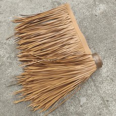 초가지붕 인조 볏짚 오두막 시골 휴양지 인공, 기본 열융성 옐로우 1mx0.5m