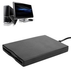 USB 플로피 디스크 드라이브 3.5인치 외장형 휴대용 PC 노트북용, 1개