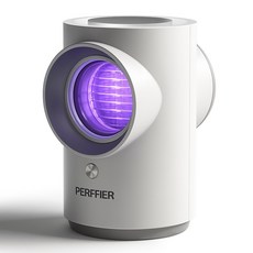 PERFFIER 퍼피어 가정용 전기 모기퇴치기 친환경 무소음 LED 벌레 퇴치기 포충기, 화이트, BP31 화이트, BP31
