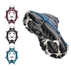 콜핑 공용 겨울 빙판길 미끄럼방지 11피크 등산 아이젠, PURPLE