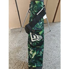 聯名高爾夫支架包 輕便 防水 綠色熱帶雨林款, 如圖所示