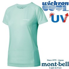 mont-bell Wickron Cool 女款圓領短袖排汗衣