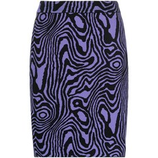 모스키노 그래픽 패턴 니트 미니 스커트