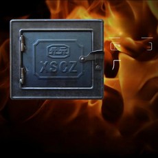 철골 주물 무쇠아궁이문 난로 부엌 오븐 용광로 화덕문, 1개, 도어 내경 개구부 사이즈 확인 필수, 1cm