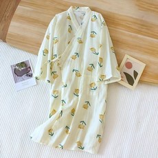 보태샵 여성 골프 샤워가운 유카타 골프장, 1개, 빅튤립