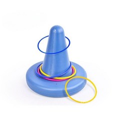 2in1 링던지기 가능한 밸런스 의자 에우셉, 모노포드 블루 + 5 페룰, 1개