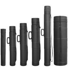 길이조절 화구통 특대 보관 방수 도면 사각화구통 그림통 08S 내경9길이77확장127 블랙