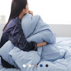 클래식 고밀도 순면80수 광폭 호텔식 이불커버 10색상, 클래식(네츄럴카키)